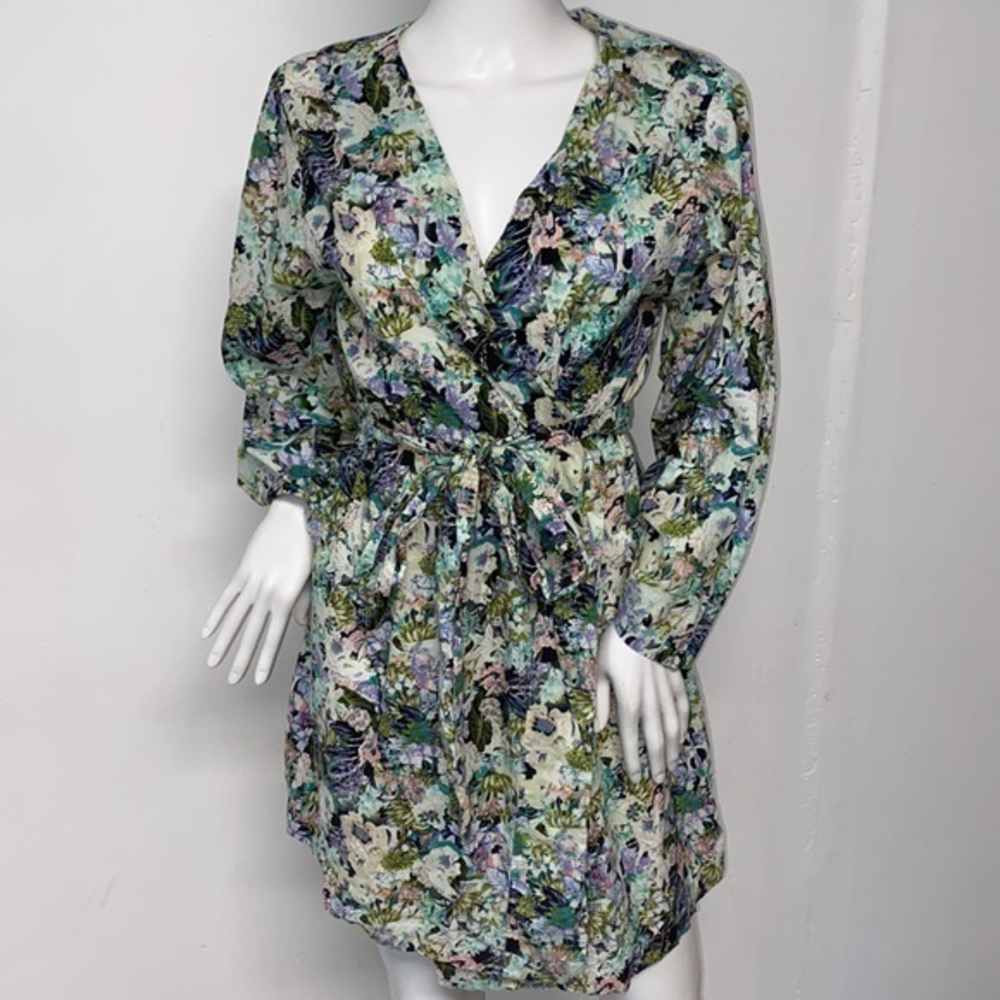 Plum‎ Pretty Sugar Floral Bridal Kimono Robe